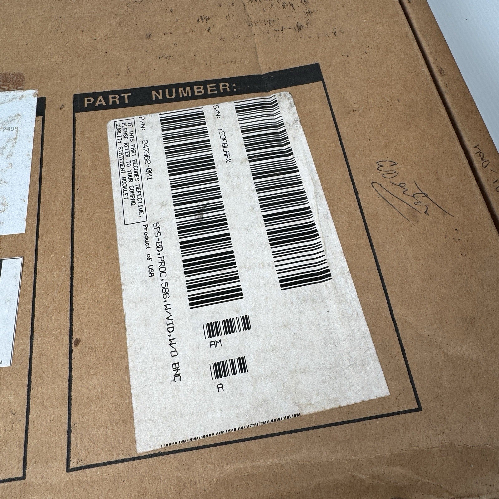 Vintage Compaq ProLiant 247382-001 Antares Socket 7 System Board NOS in Box