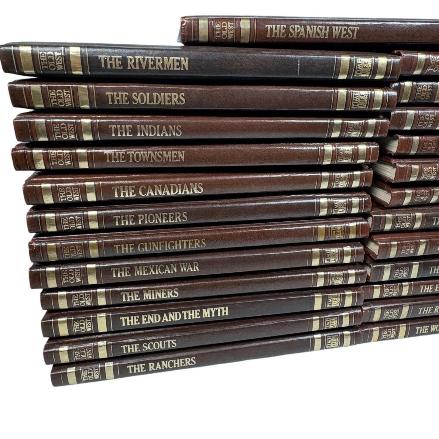 Time Life THE OLD WEST 25 Volume Set Hardcover Leatherette (Missing 1 Volume)