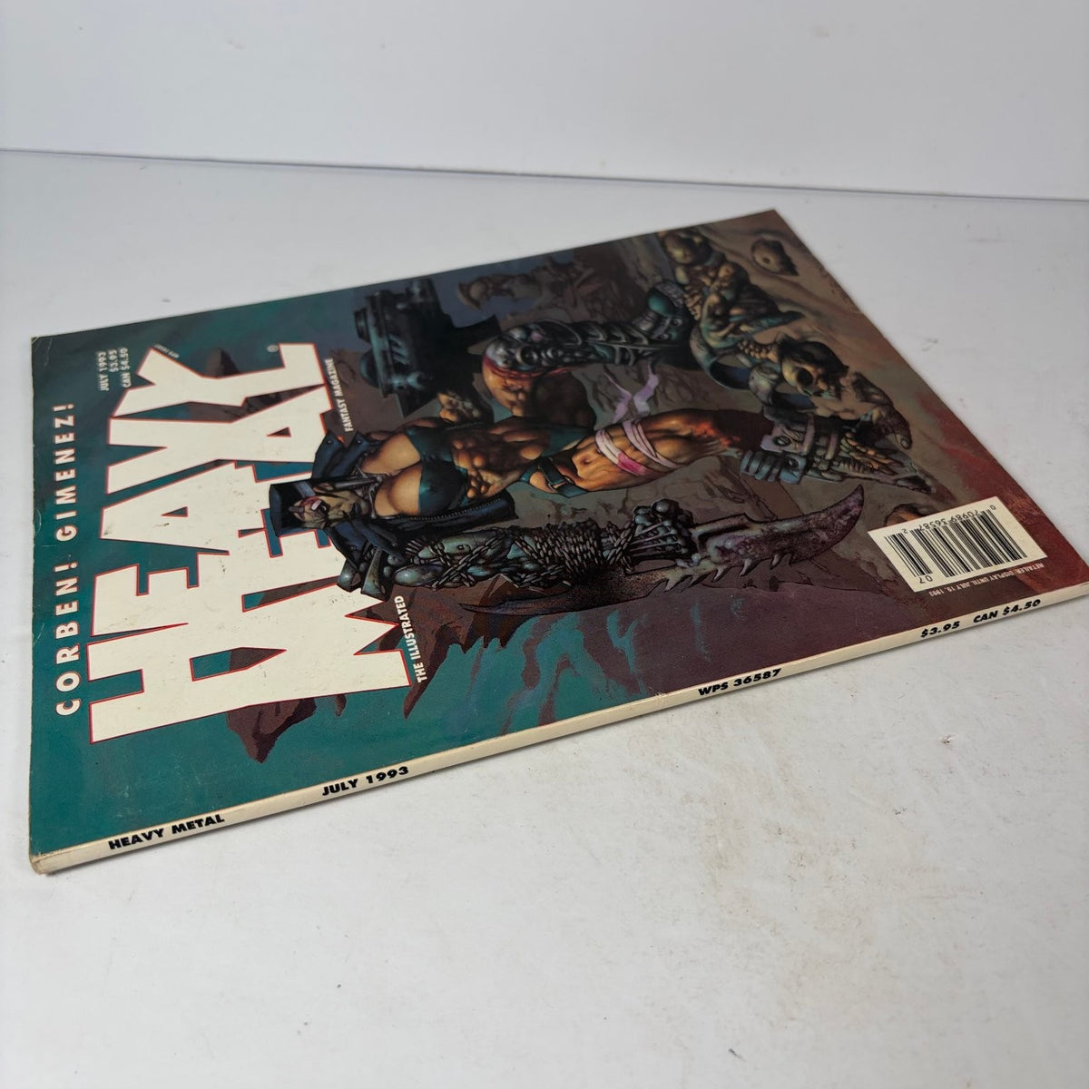 Heavy Metal Magazine July 1993 Simon Bisley Cover Corben Gimenez Fantasy Sci-Fi