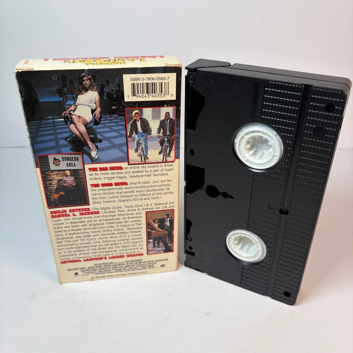 National Lampoon's Loaded Weapon 1 VHS 1993 Action Comedy New Line Home Video