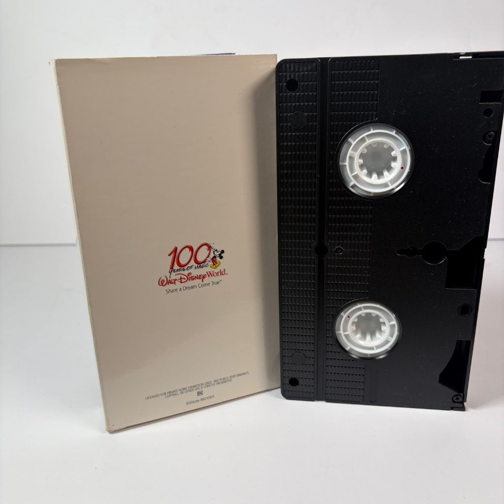 Walt Disney World 100 Years of Magic VHS Promo Vacation Planning Video Tape