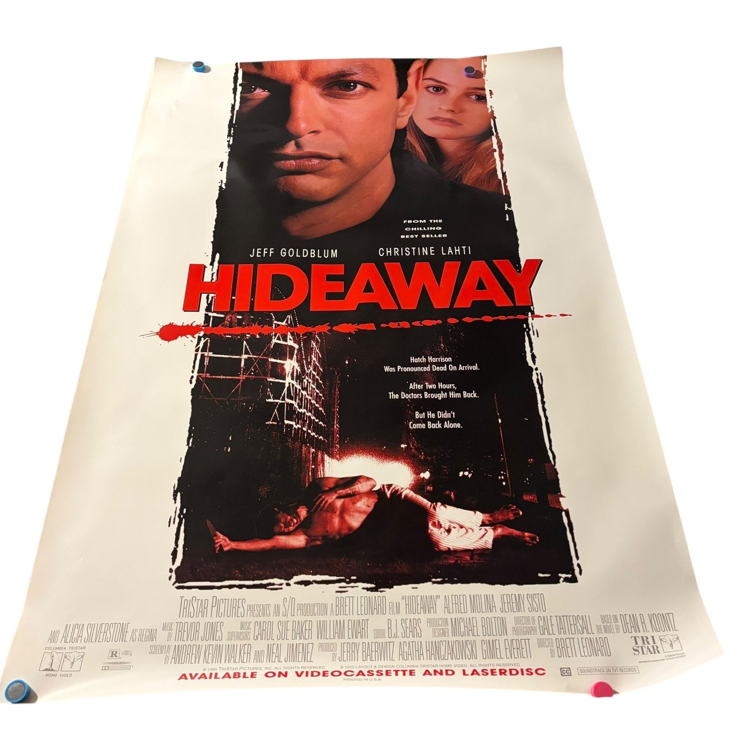 Hideaway 1995 One Sheet Movie Poster Original USA Jeff Goldblum 27"x40"