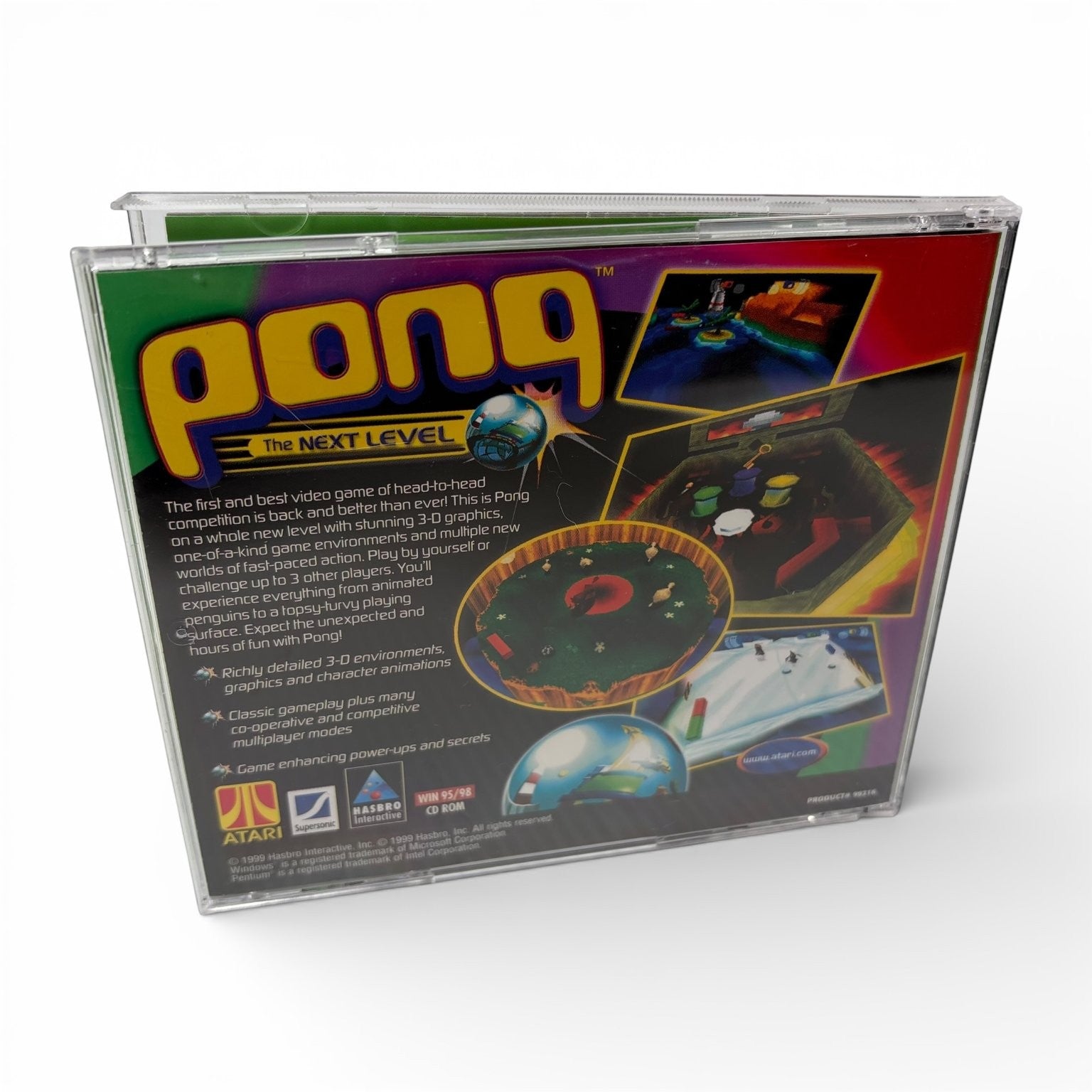 PONG The Next Level PC Video Game Classic 3D Multiplayer
