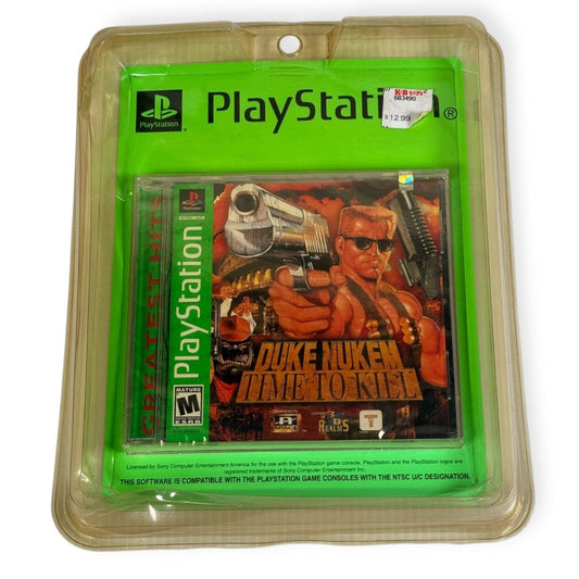 Duke Nukem: Time to Kill Playstation 1 Sealed in KB Toys Blister Pack GH Version