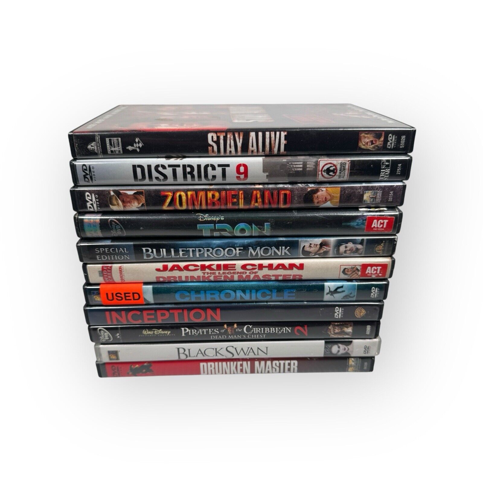 Mixed Lot Of 11 Action, Suspense & Horror DVDs Stay Alive District 9 & More