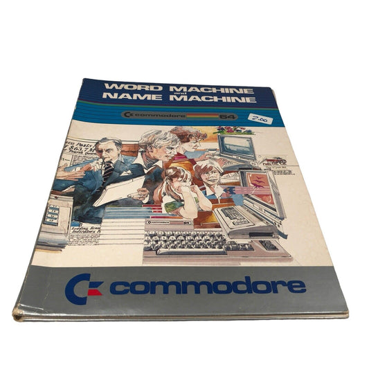 Commodore 64 Word Machine And Name Machine Commodore Software 5.25” Floppy