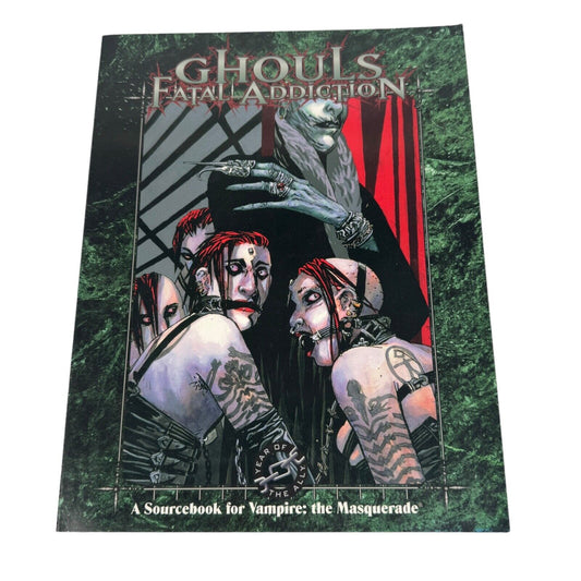 VTG 1997 WHITE WOLF GHOULS FATAL ADDICTION MASQUERADE RPG SC BOOK GAME WW2021