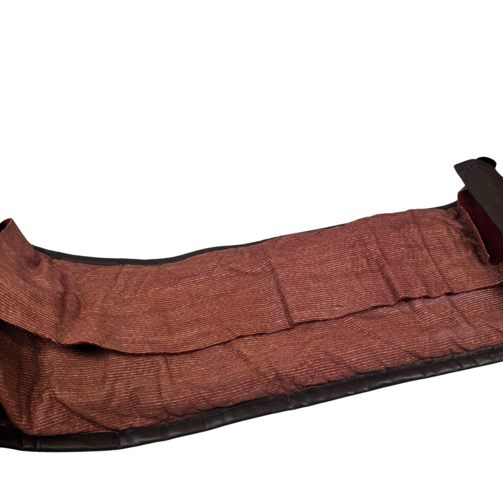Vintage Leather Art Roll / Tool Roll With Handle