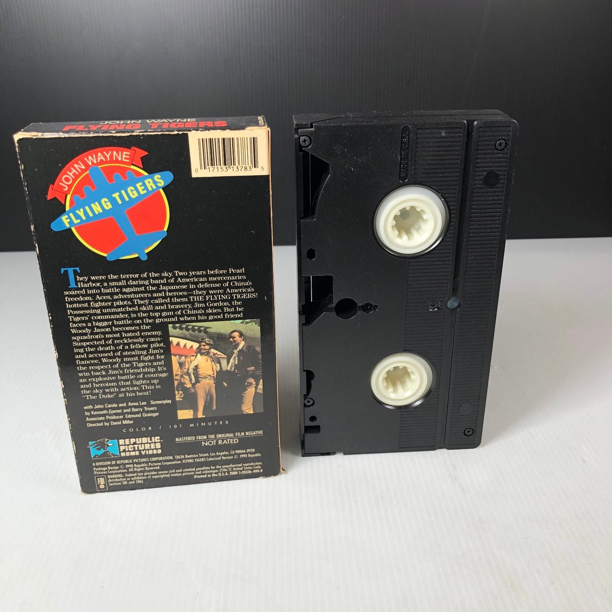 Flying Tigers VHS 1942 War Action Classic John Wayne Republic Pictures