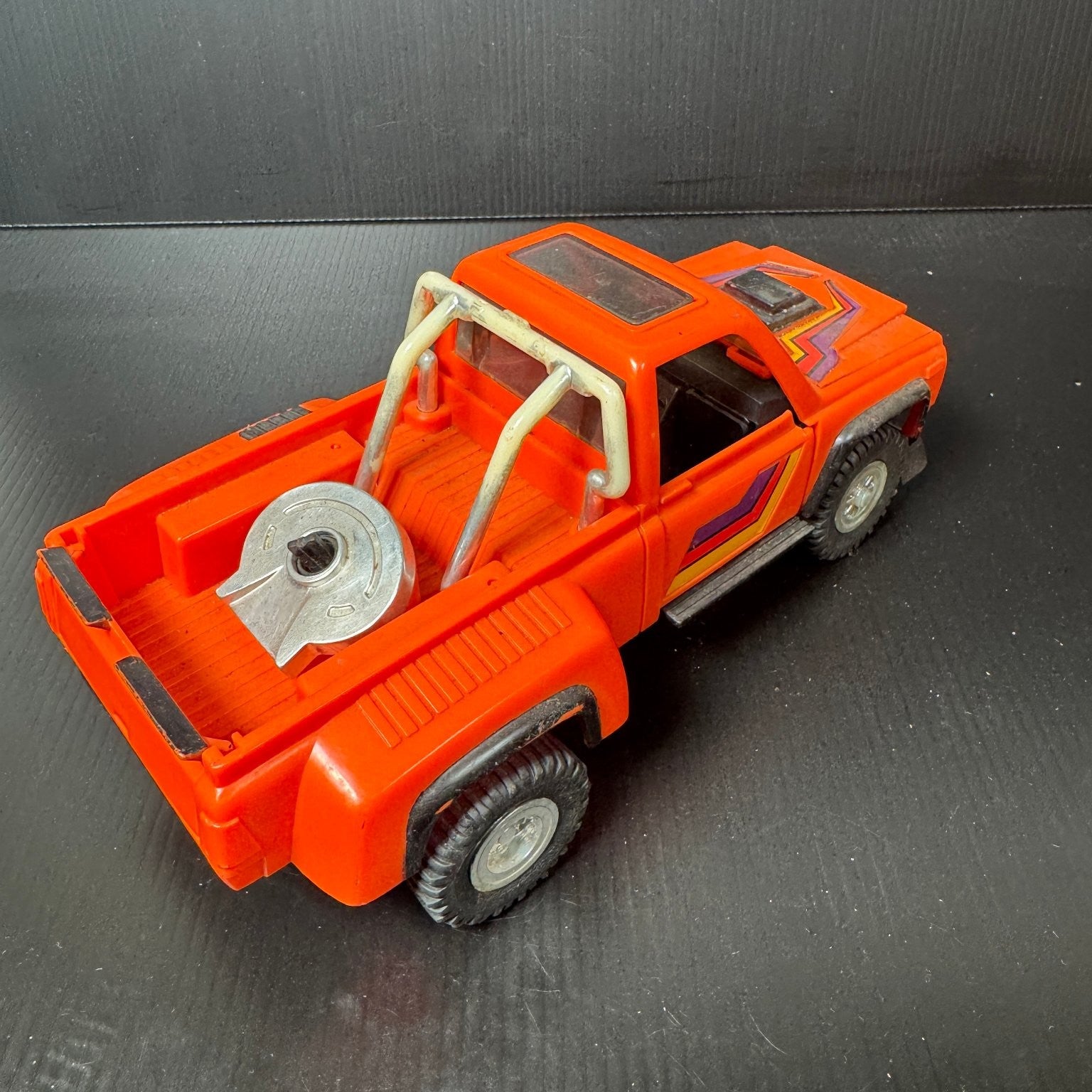 Vintage Kenner M.A.S.K. Pirahna Sidecar & Firecracker Truck Vehicle Incomplete