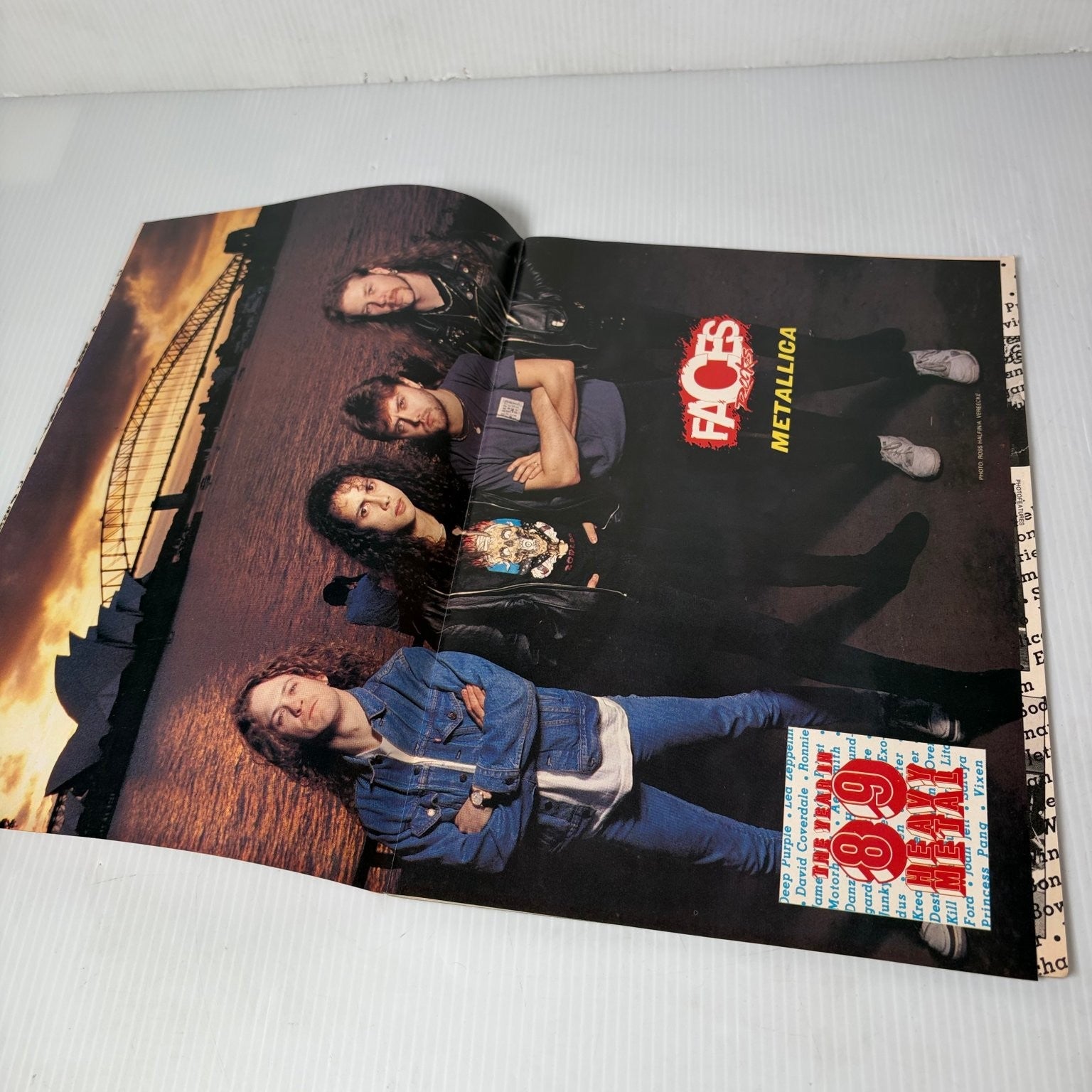 Faces Rocks Magazine The Year In 89 Heavy Metal Special Edition w/ All Posters