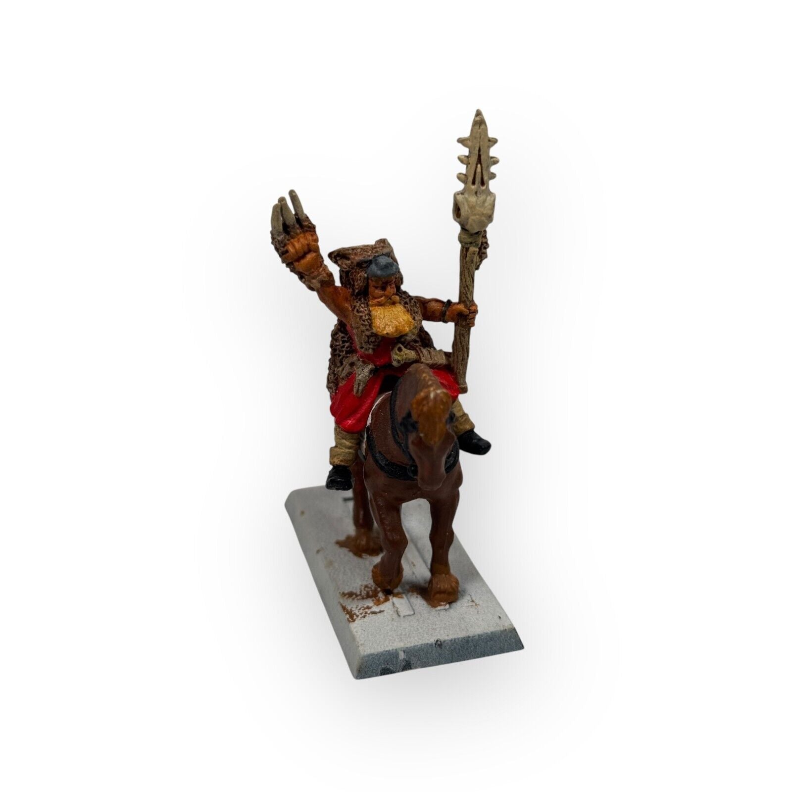 Warhammer Fantasy Battle Mounted Amber Wizard Partially Painted Unglued 1992 OOP