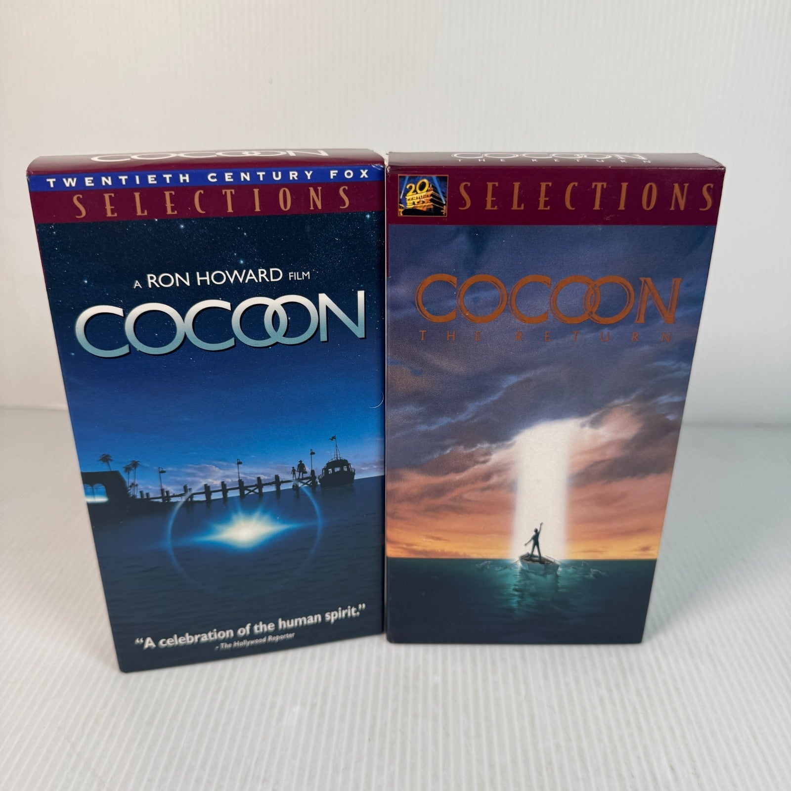 Coccoon & Cocoon II The Return VHS Set of 2 Sci-Fi Alien Movies Ron Howard