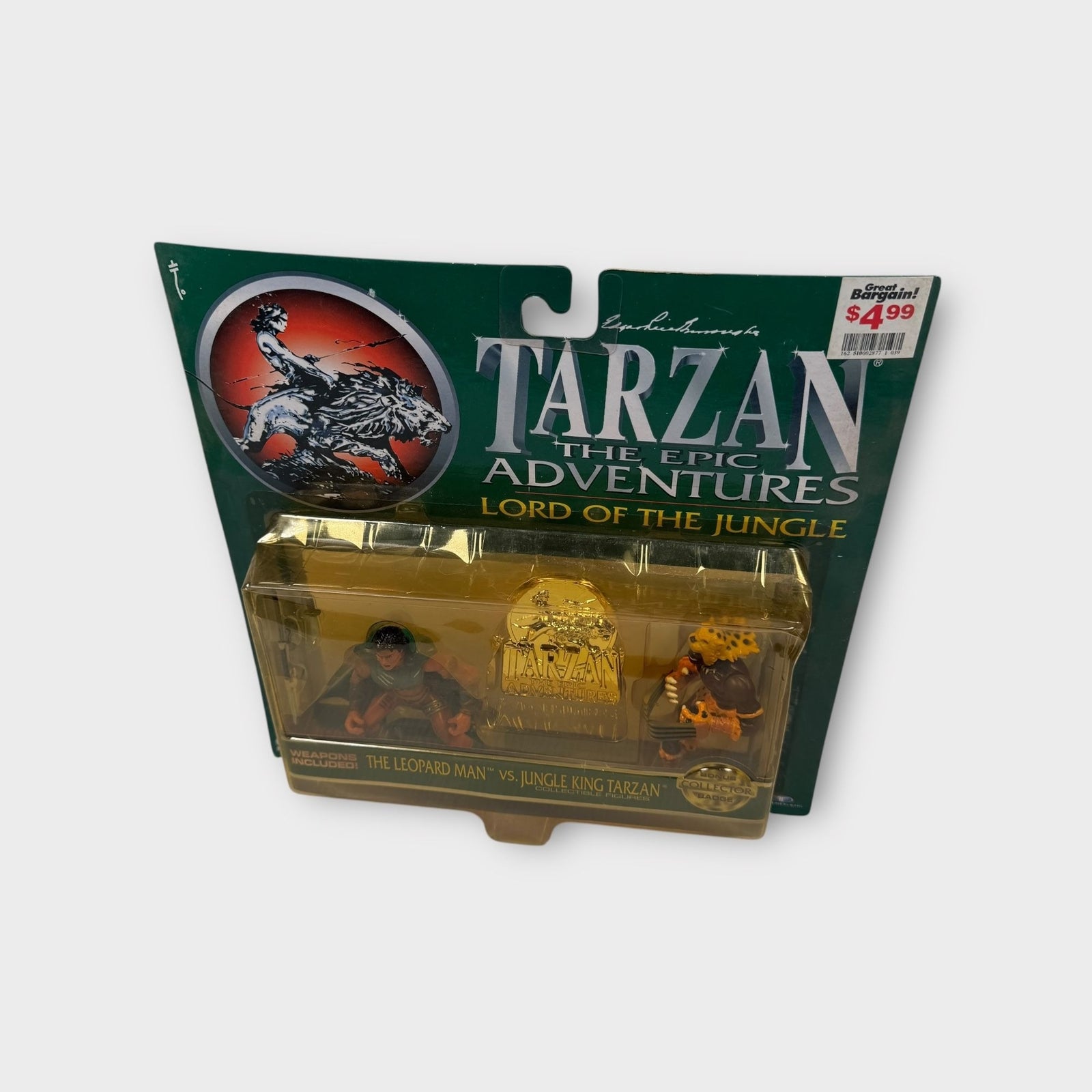 Tarzan The Epic Adventures The Leopard Man Vs Jungle King Tarzan Action Figures