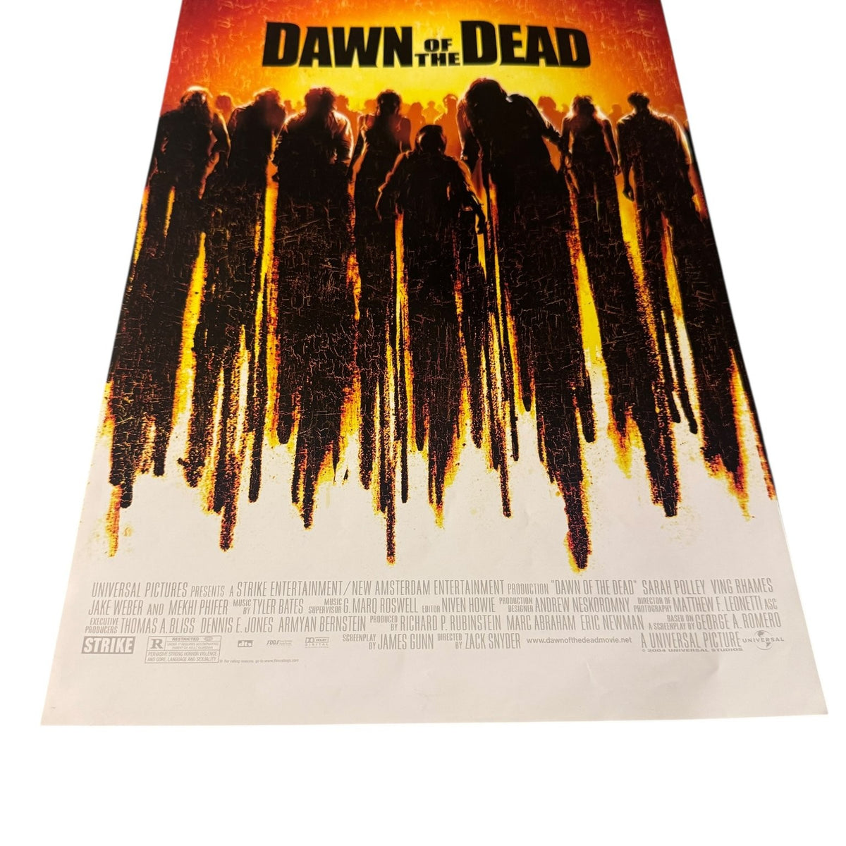 Dawn of the Dead 2004 17x11 Flier Style Movie Poster Universal Studios Horror