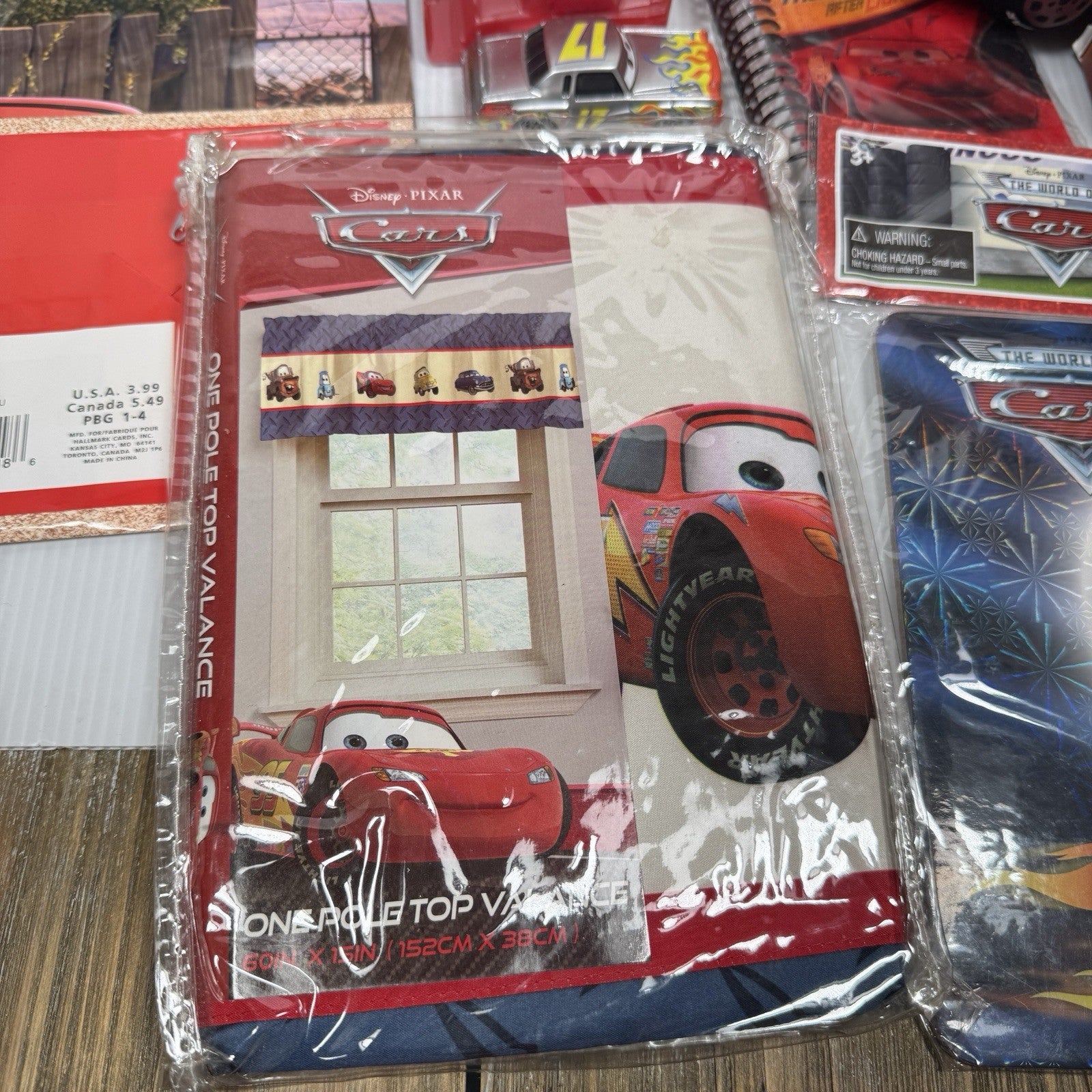 Mixed Lot Of Disney Pixar Cars Decorations, Party Favors & Toys