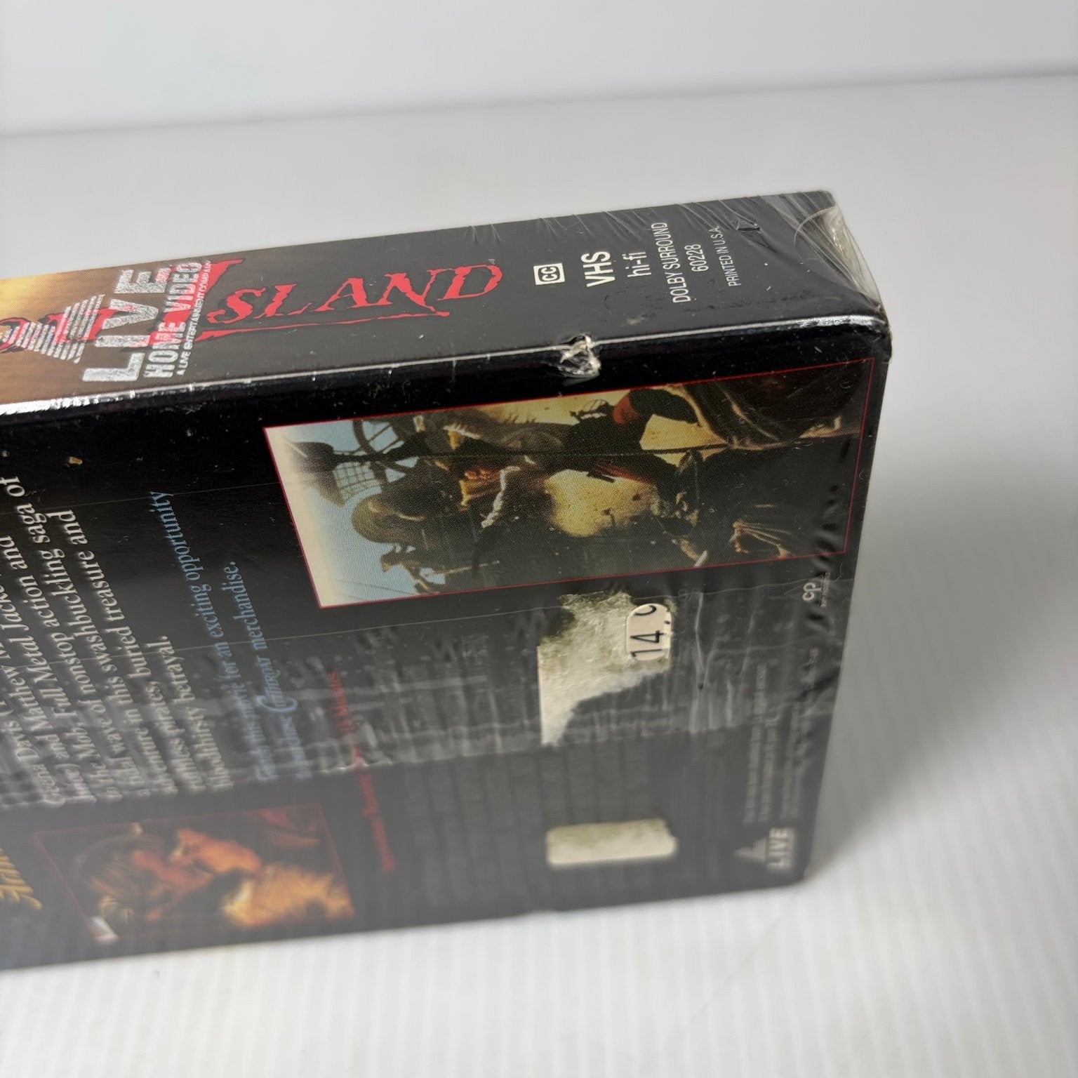 Cutthroat Island VHS 1995 Action Adventure Geena Davis Matthew Modine Sealed