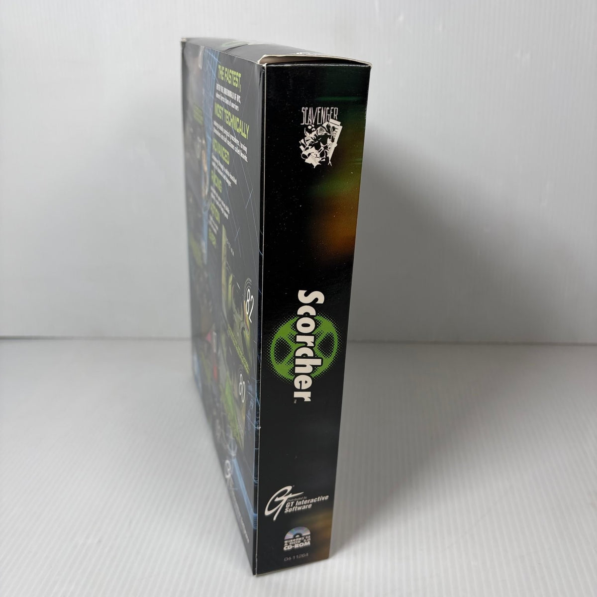 Scorcher Big Box PC Video Game Windows 95 DOS CD-ROM Racing Scavenger Complete