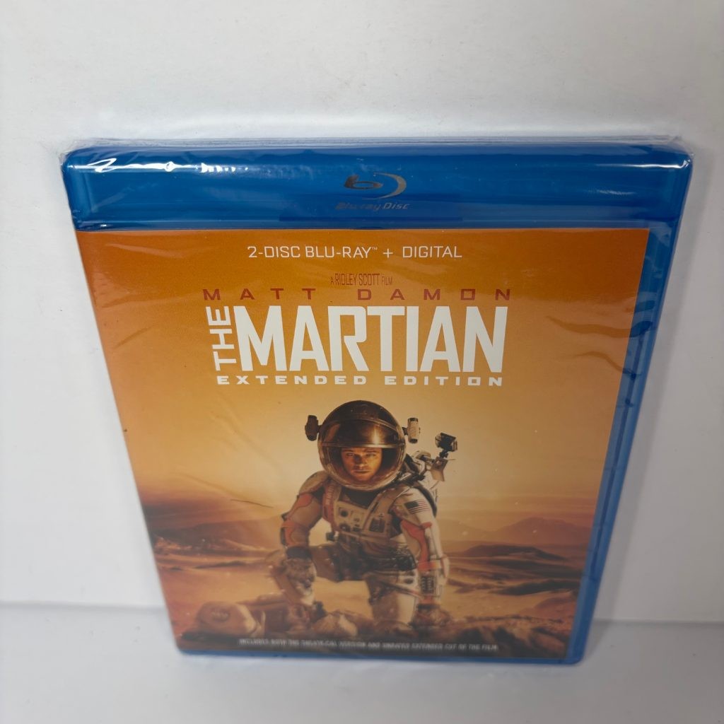 The Martian Extended Edition Blu-ray 2-Disc + Digital Matt Damon Ridley Scott
