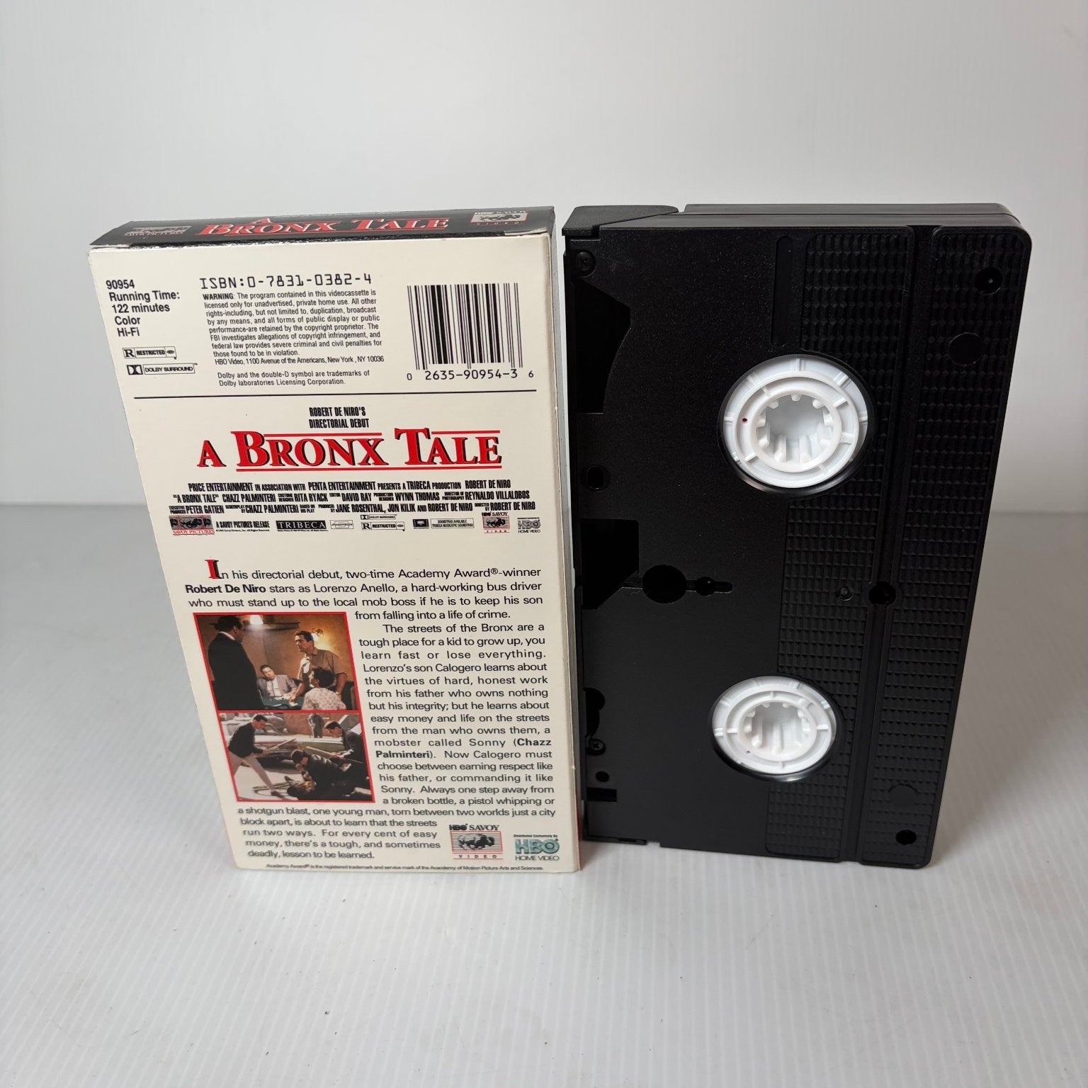 A Bronx Tale VHS 1993 Drama Robert De Niro's Directorial Debut HBO Video