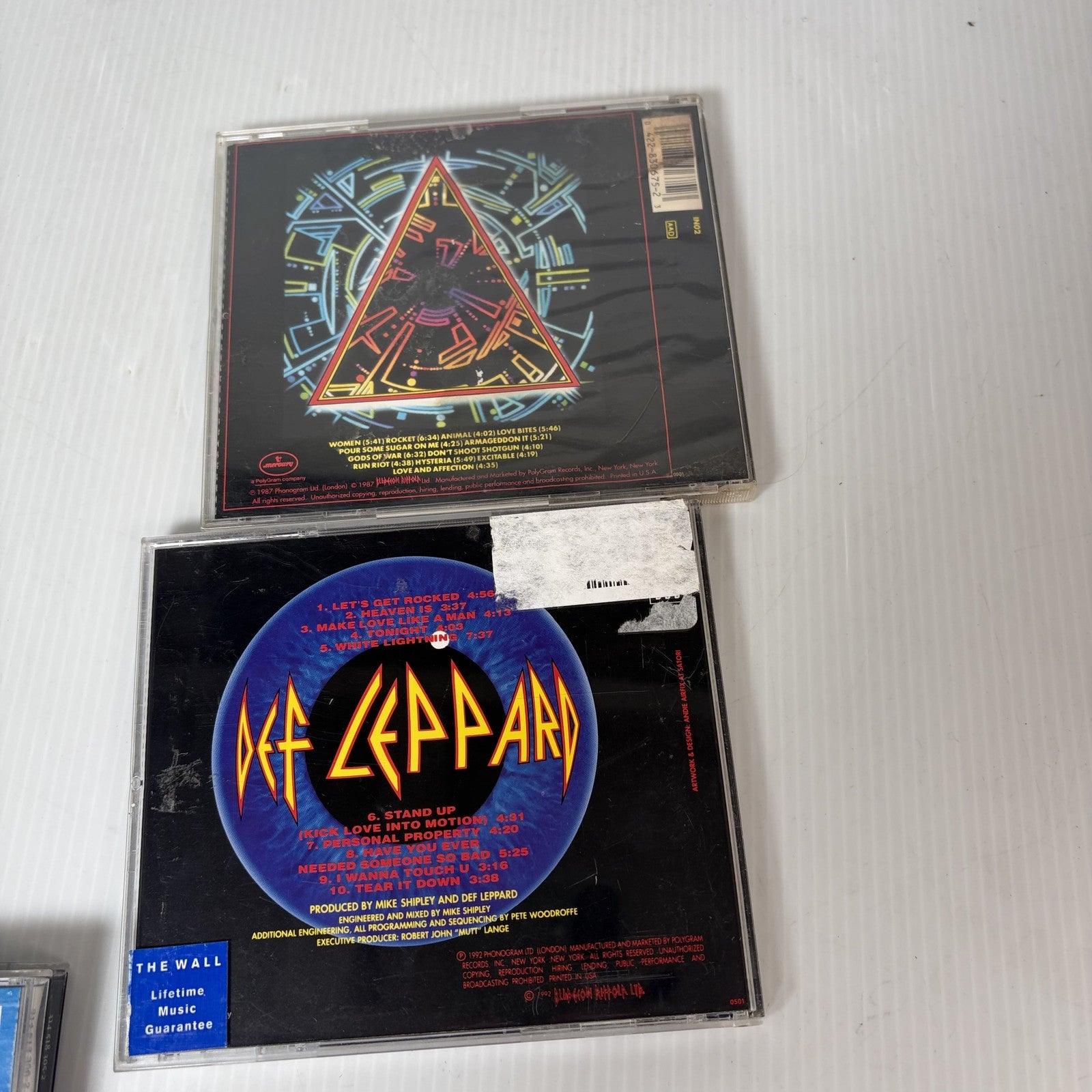 Def Leppard CD Lot: Adrenalize, Hysteria, Retro Active, High 'n' Dry - 4 Albums