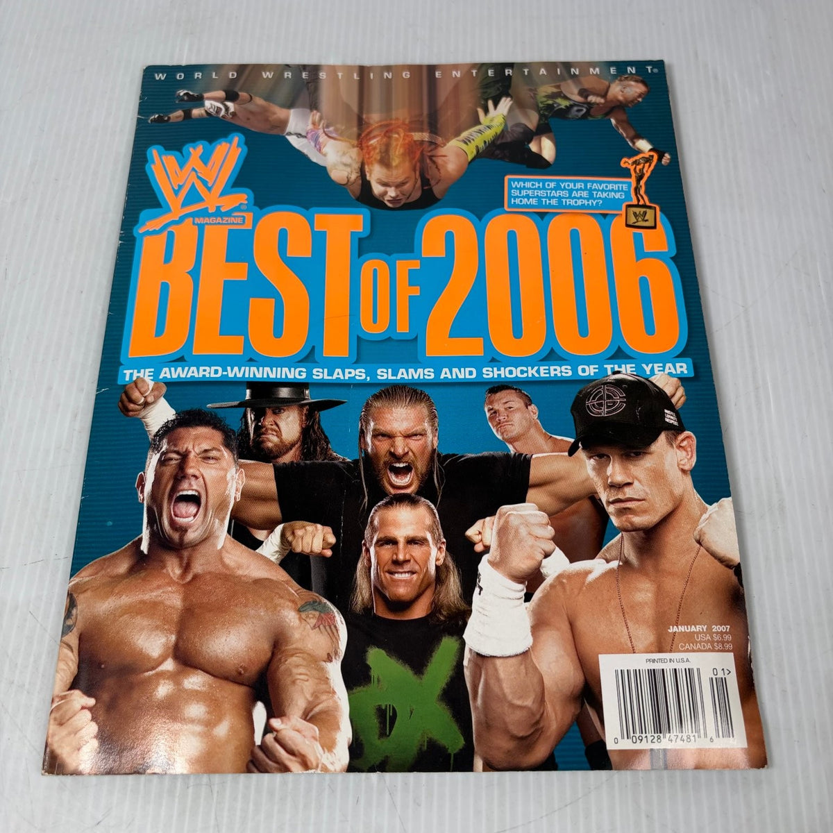 WWE Magazine Best of 2006 January 2007 Wrestling John Cena Batista HHH