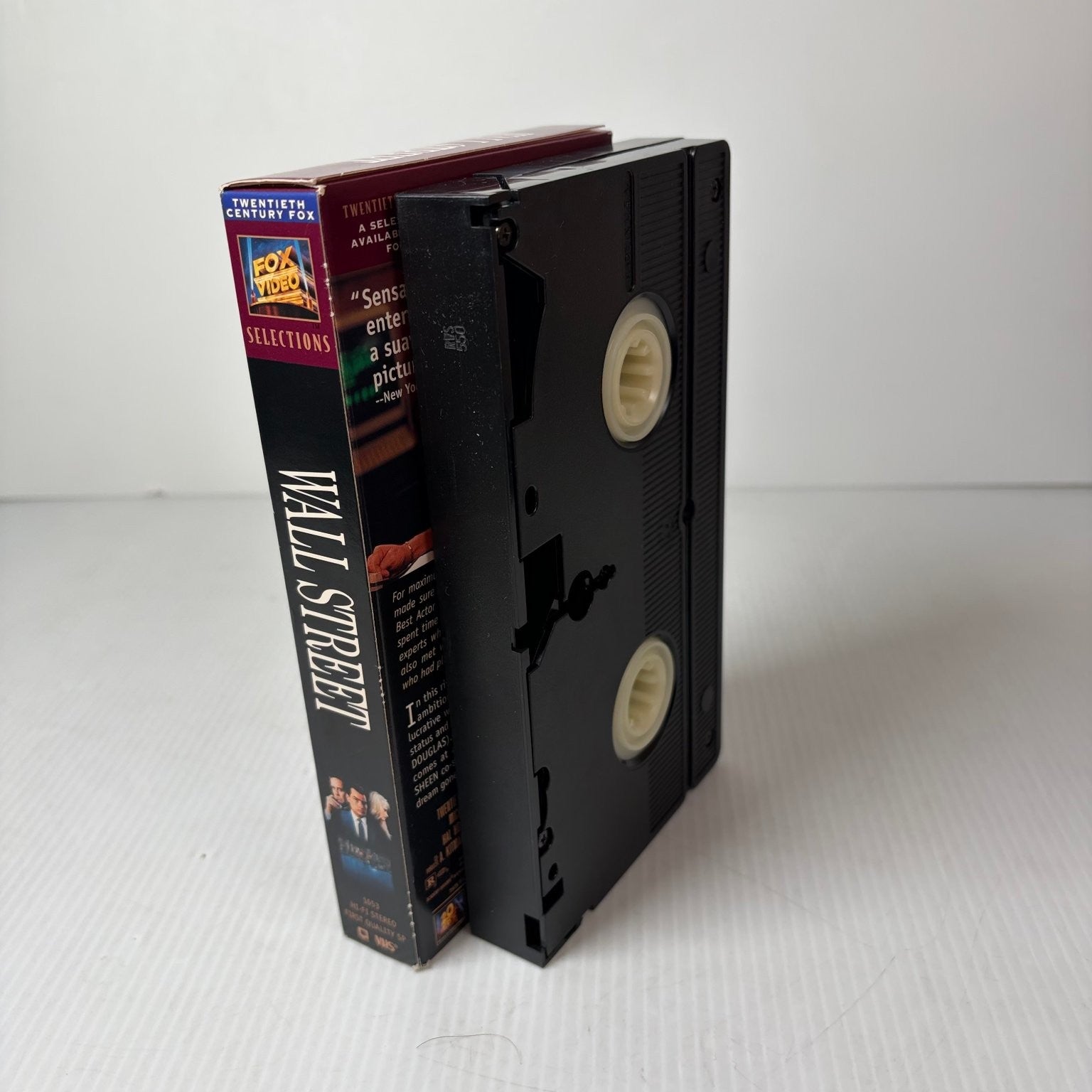 Wall Street VHS 1993 Drama Michael Douglas Oliver Stone Fox Video