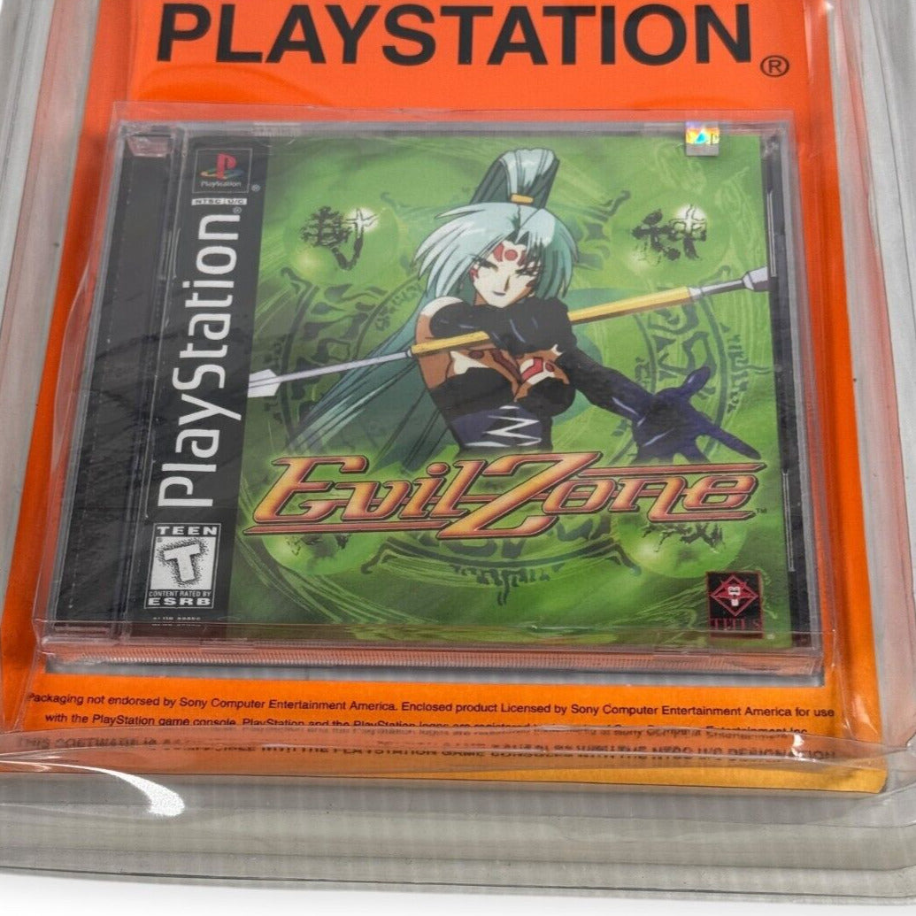 Evil Zone Sony PlayStation 1 1999 Factory Sealed in Blister Pack From KB Toys