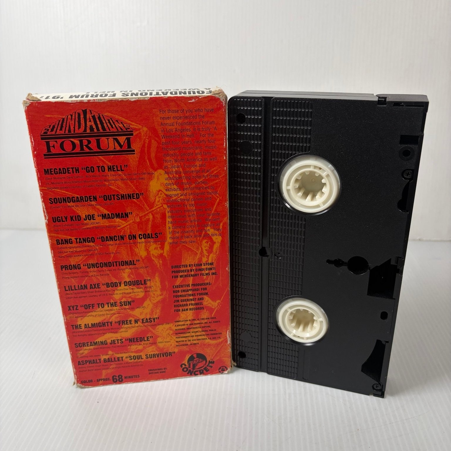 Foundations Forum '91 A Weekend In Hell VHS 1991 Heavy Metal A&M Video