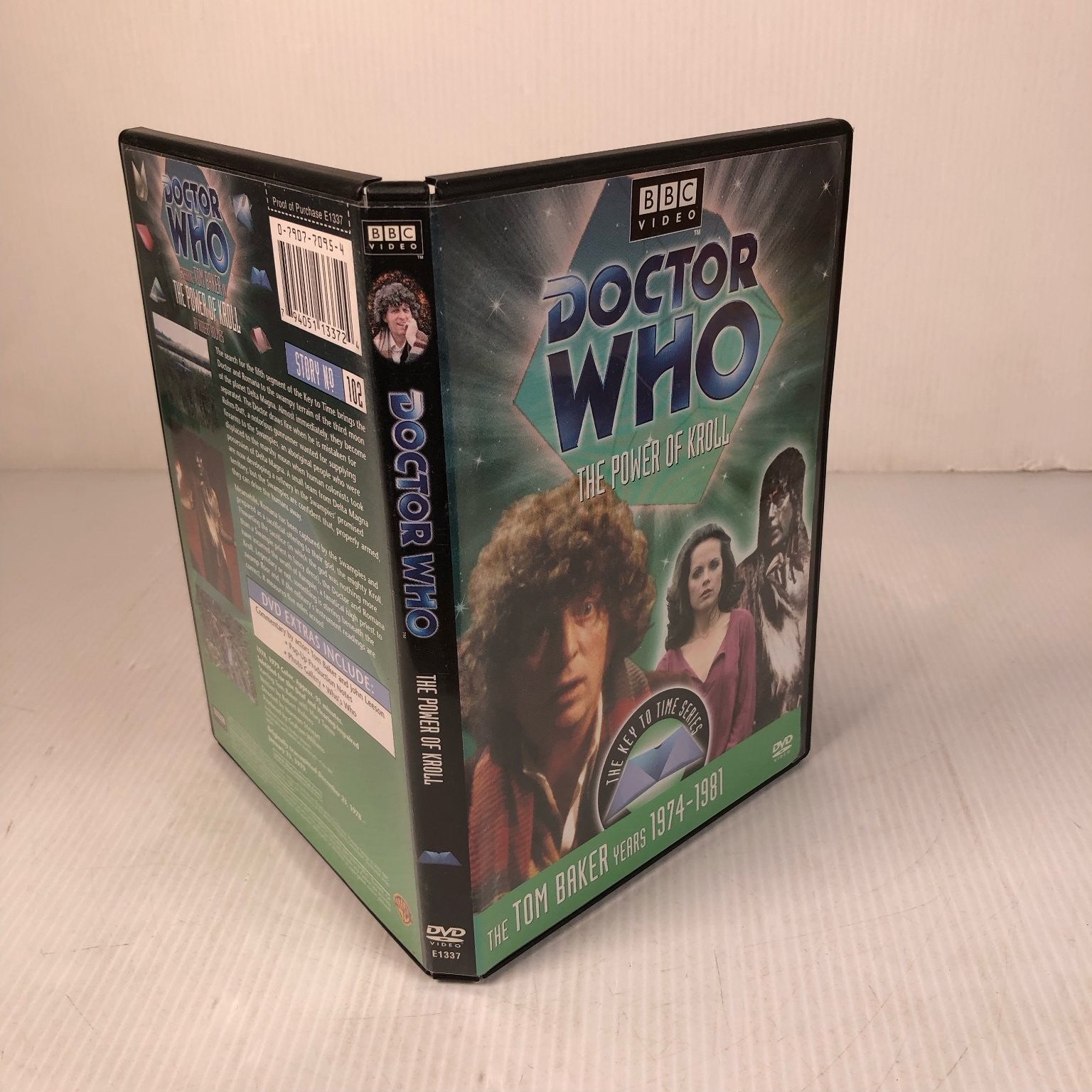 Doctor Who: The Power of Kroll DVD 2007 Tom Baker "Key to Time" Sci-Fi Series