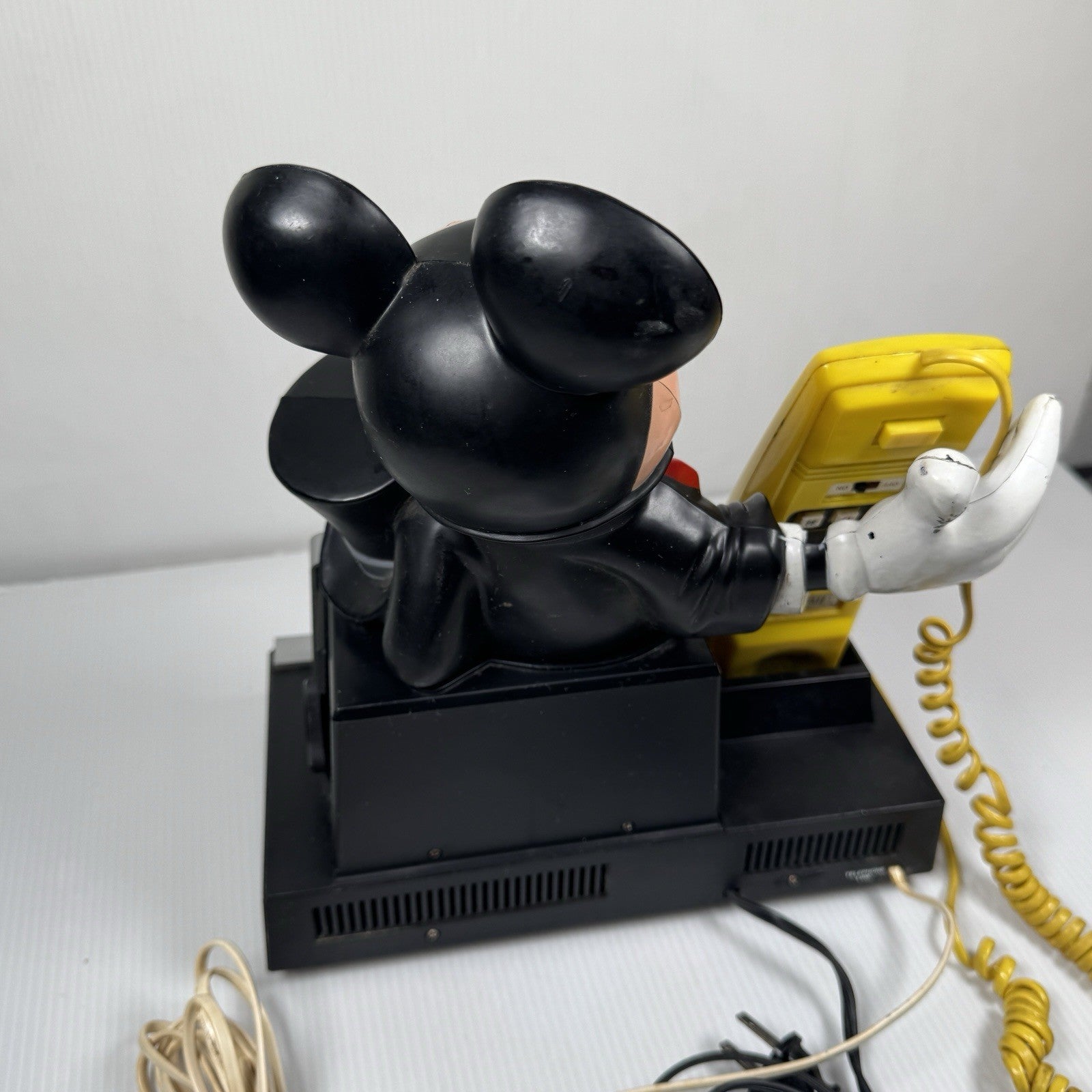 Unisonic Mickey Mouse Phone Radio Alarm Clock Model 6052 AS IS For Repair