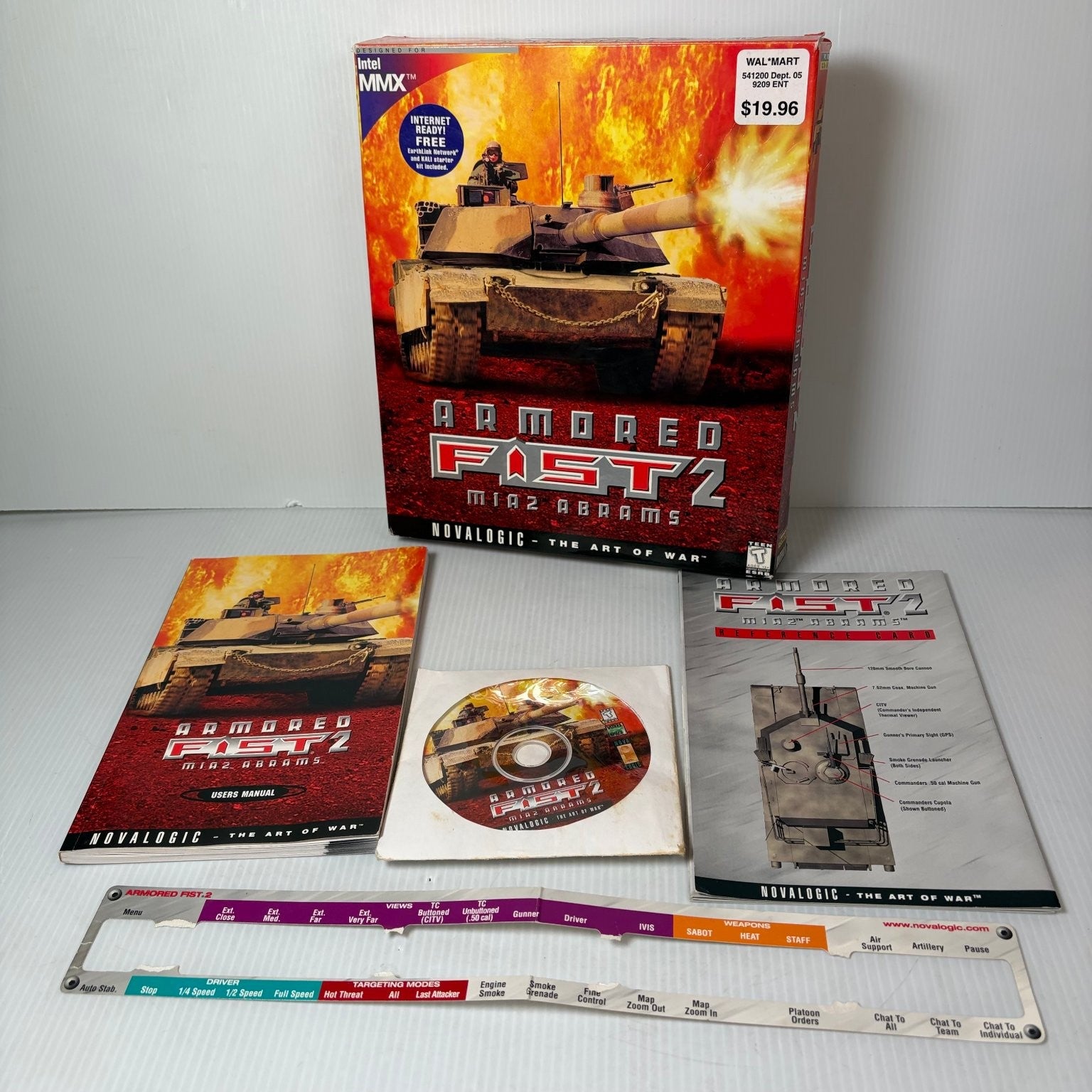 Armored Fist 2 M1A2 Abrams Big Box PC Game Novalogic Tank Simulator Complete