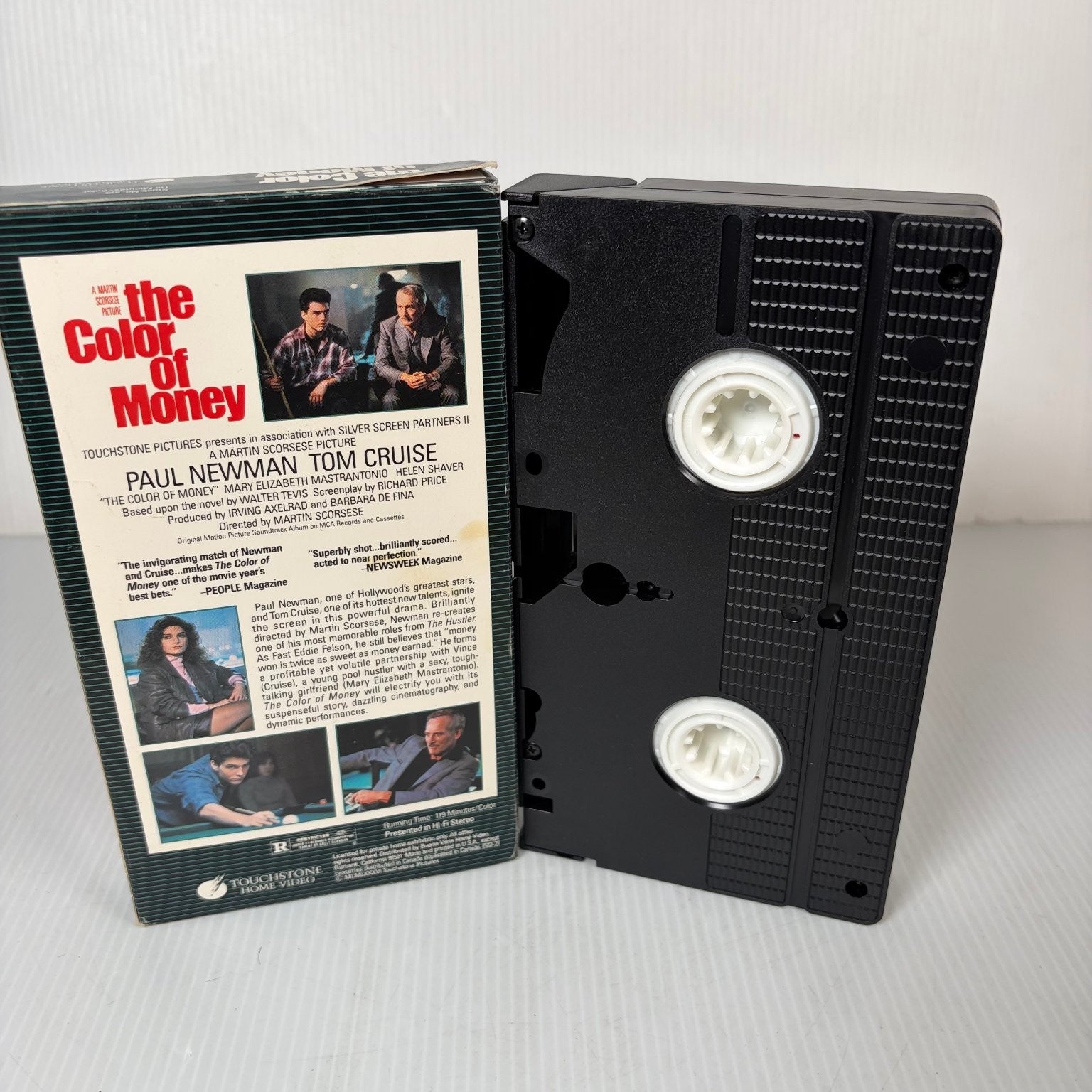 The Color of Money VHS 1986 Drama Martin Scorsese Touchstone Home Video