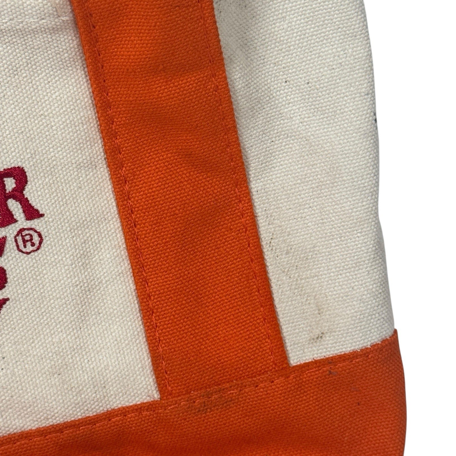 Trader Joe’s Crew Exclusive Mini Tote Bag Orange With Tag