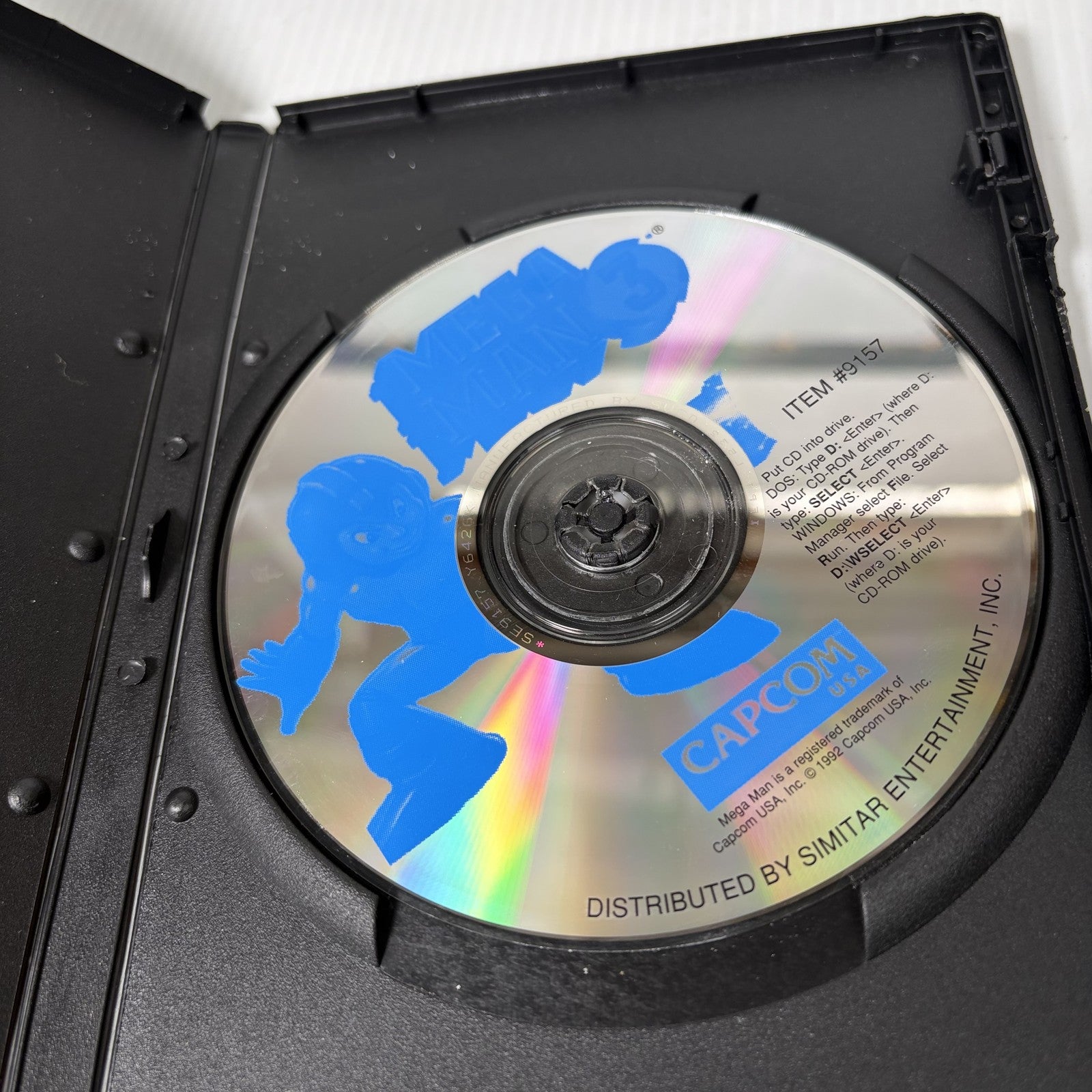 Mega Man 3 PC CD-ROM Game for Windows / DOS - Capcom Simitar Entertainment