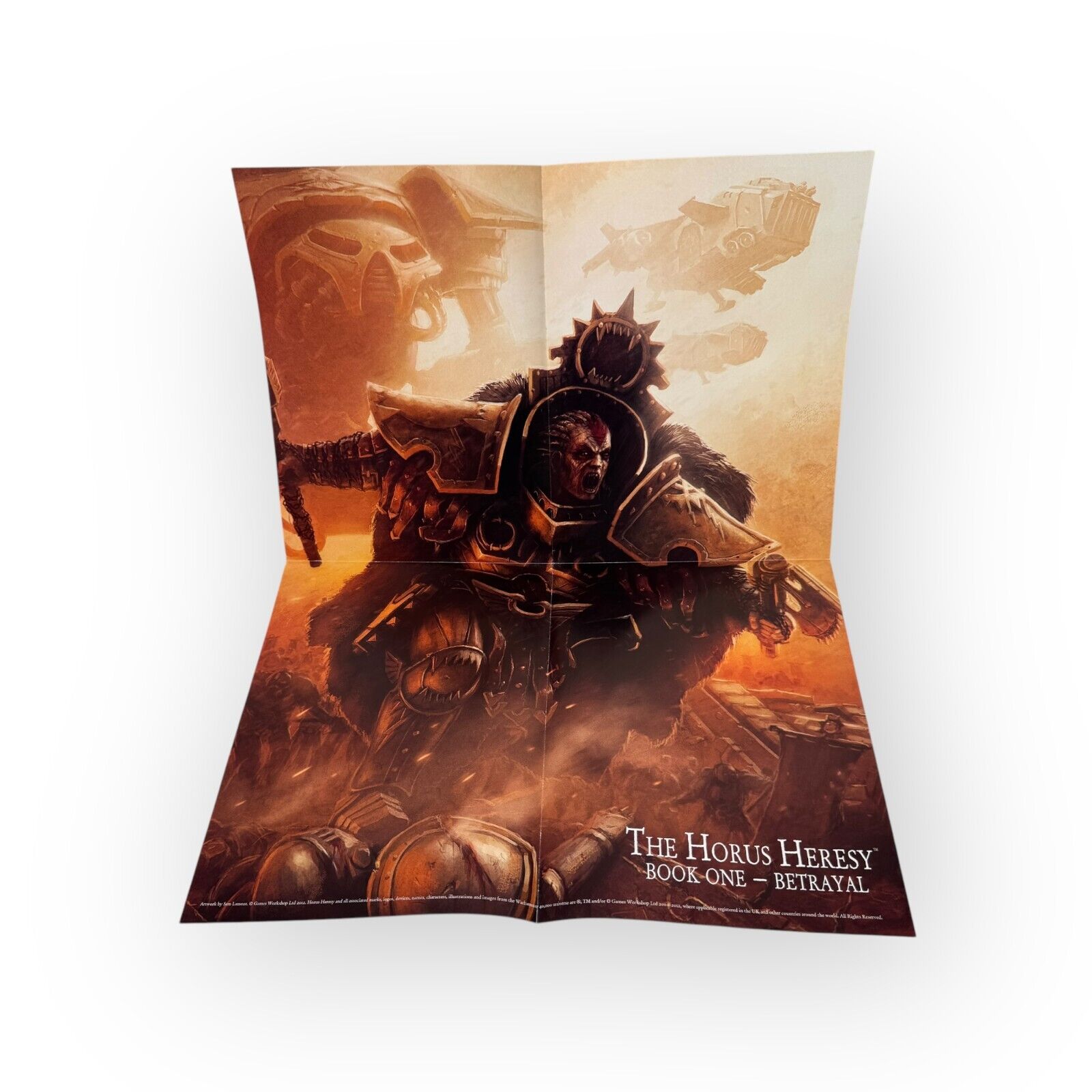 Warhammer 40K The Horus Heresy Book One Betrayal 2-Sided Poster Black Library