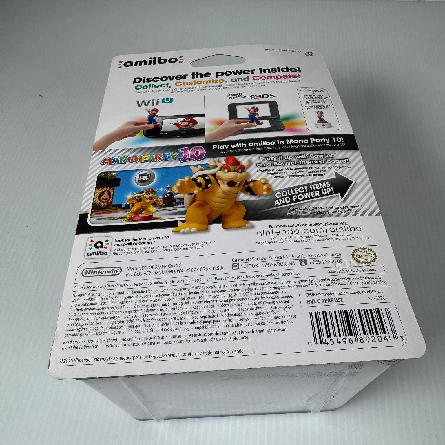 Nintendo Bowser Amiibo Figure for Wii U & 3DS Super Mario
