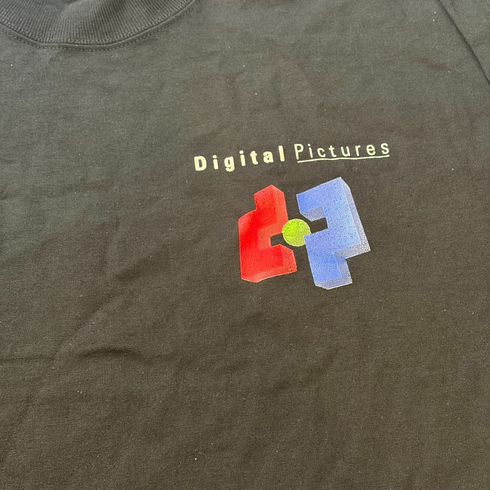 Vintage Digital Pictures Promo Shirt FMV Publisher of Night Trap Sega CD