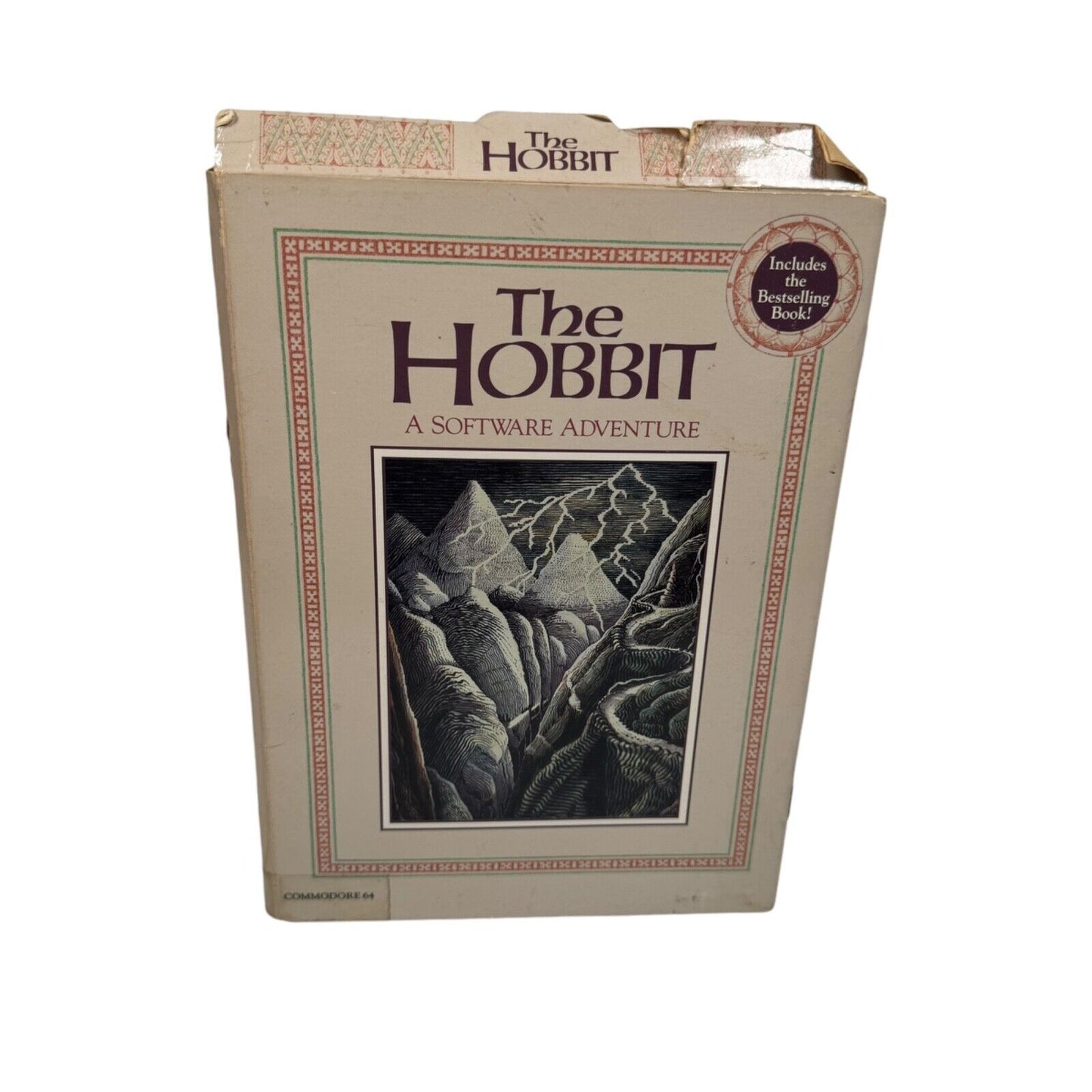 The Hobbit: A Software Adventure for Commodore 64 RPG Game Complete 5.25" Floppy