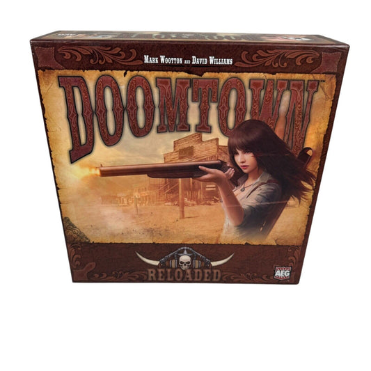 Doomtown Reloaded The Board Game Fun AEG Games Used 2014