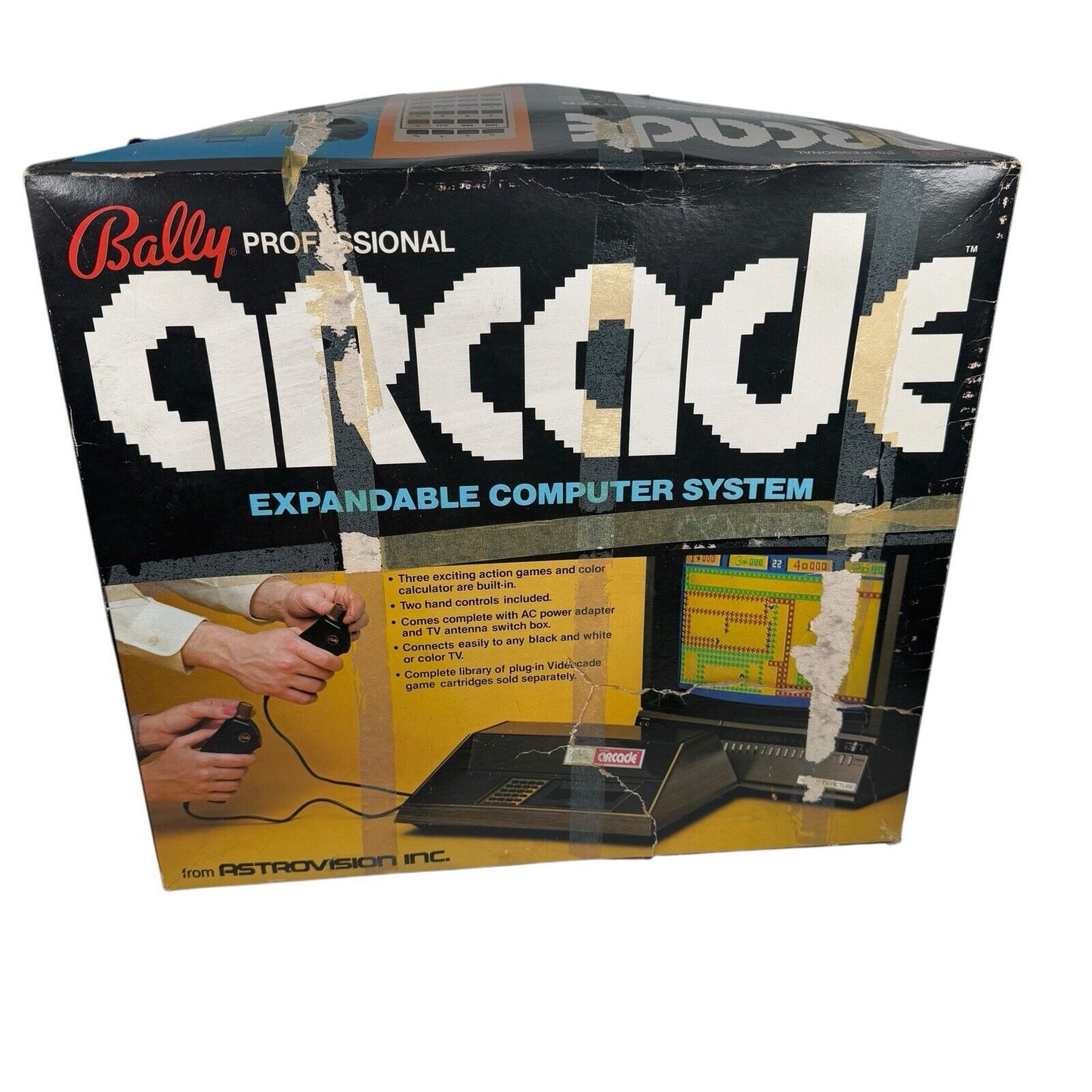 Bally Professional Arcade Astrocade Computer System w/ OG Box Controllers Games