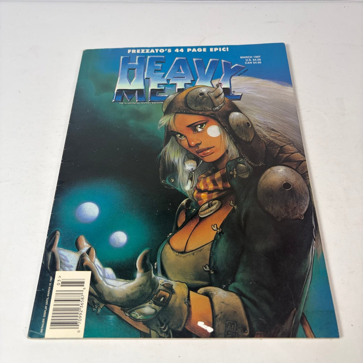 Heavy Metal Magazine March 1997 Frezzato's 44 Page Epic Sci-Fi Fantasy