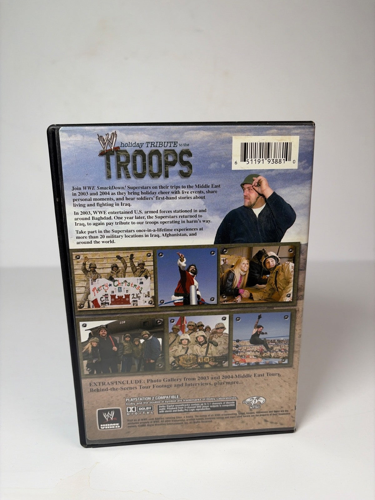WWE Holiday Tribute to the Troops 2005 2-Disc Set Kurt Angle John Cena