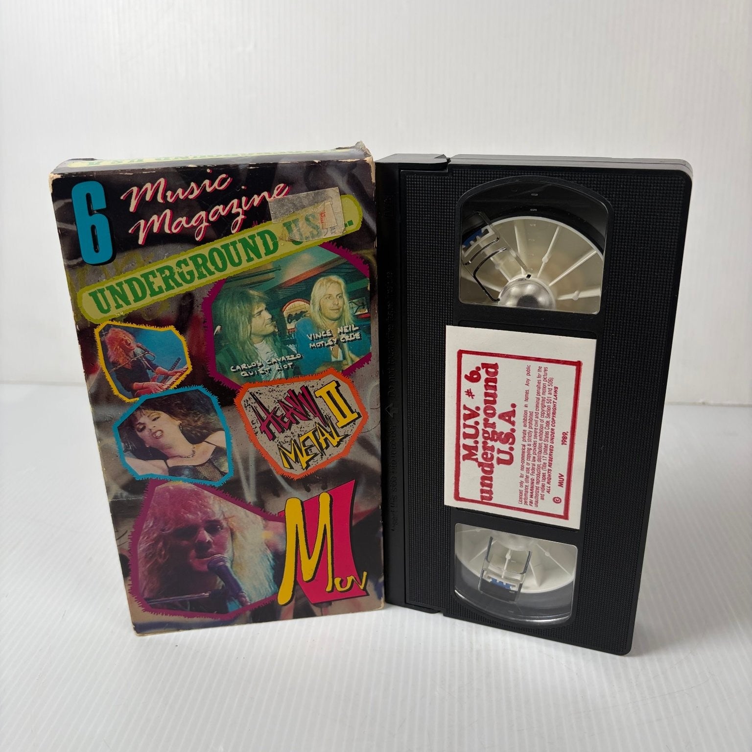 MUV 6 Underground U.S.A. VHS 1984 Heavy Metal Music Magazine M.U.V.