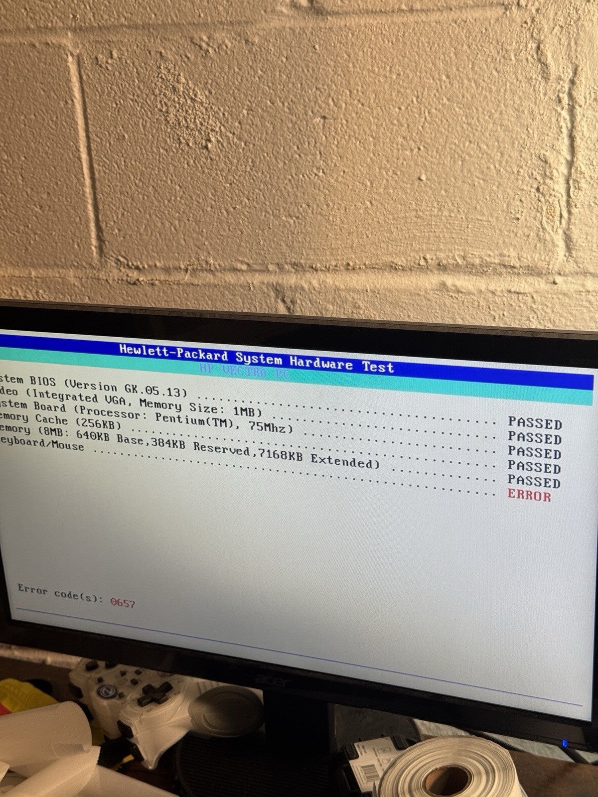 Vintage Vectra VL Series 3 5/75 Windows 3.1 Workgroups