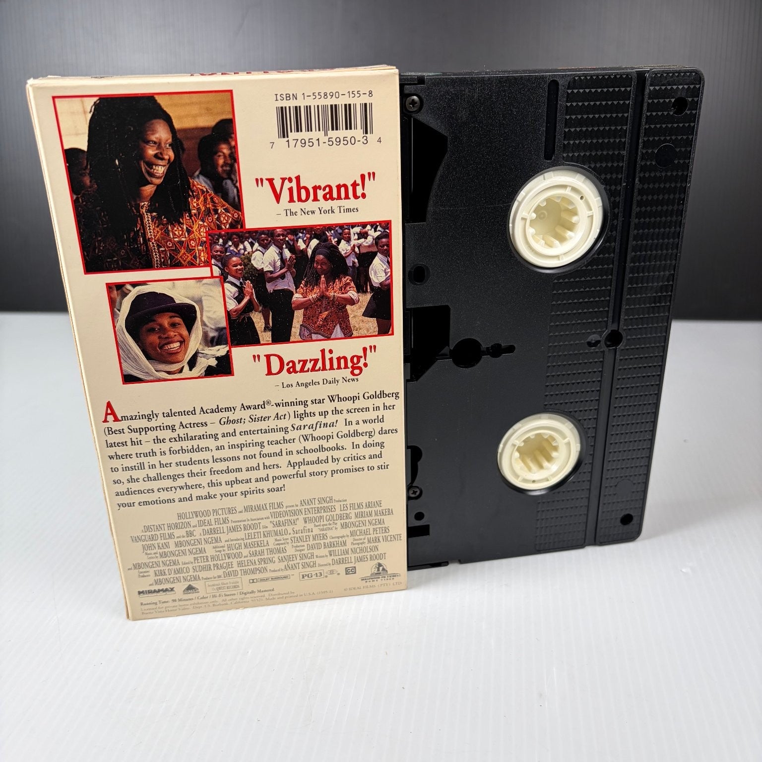 Sarafina! VHS 1992 Musical Drama Whoopi Goldberg Hollywood Pictures