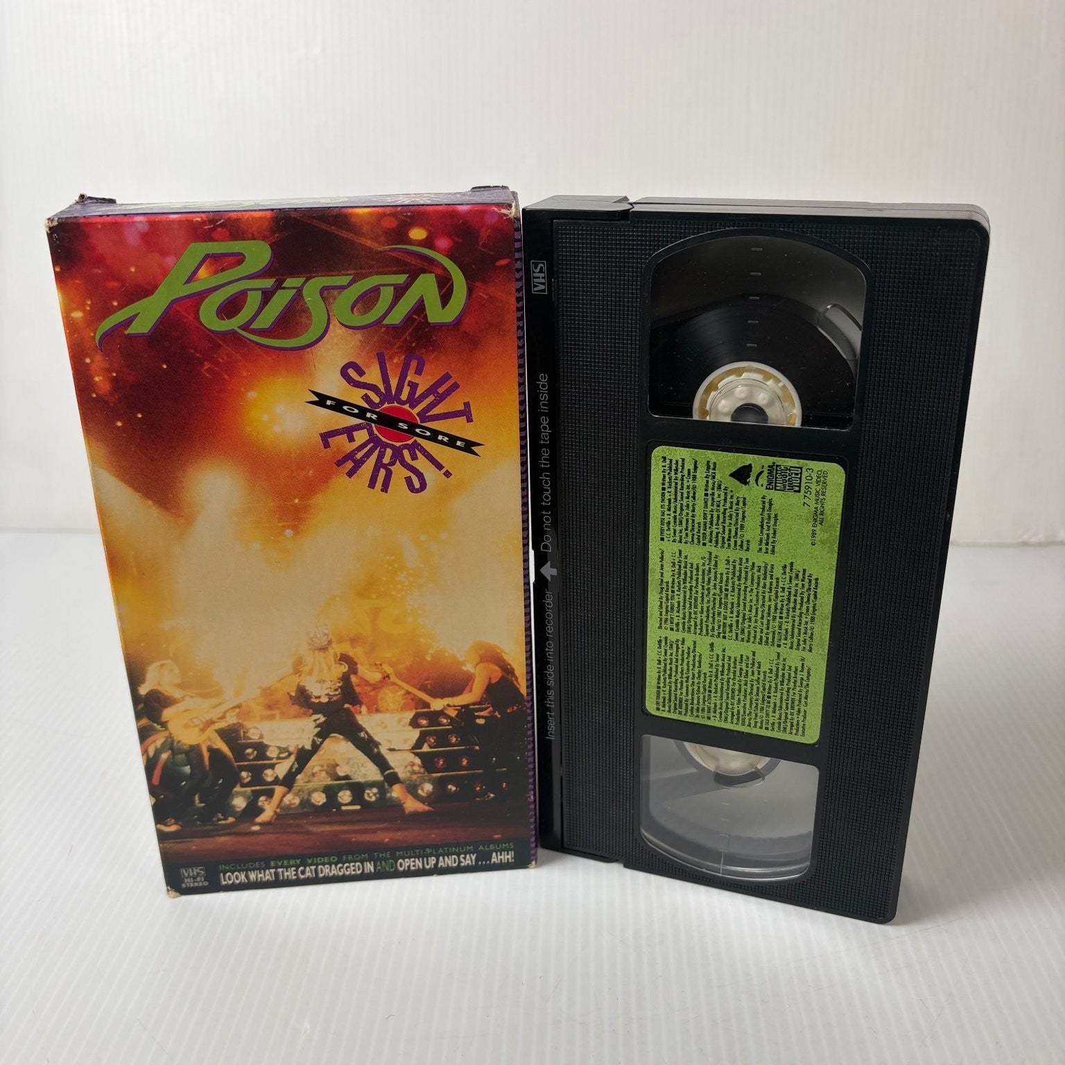 Poison Sight for Sore Ears! VHS 1988 Music Videos Capitol Home Video