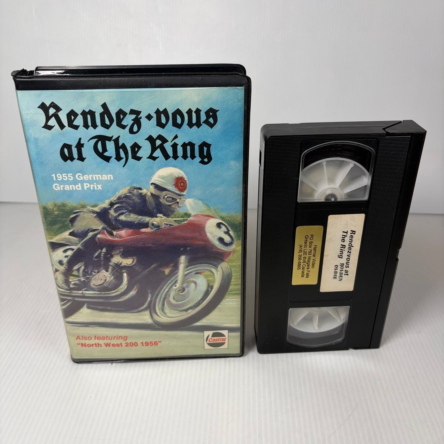 Rendez-vous at The Ring VHS 1986 Motorcycle Racing Documentary