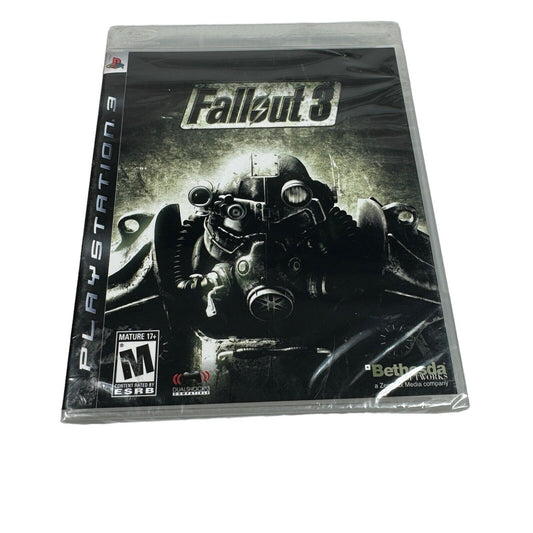 Fallout 3 ORIGINAL Black Label Sony Playstation 3 ps3 NEW Factory Sealed (read)