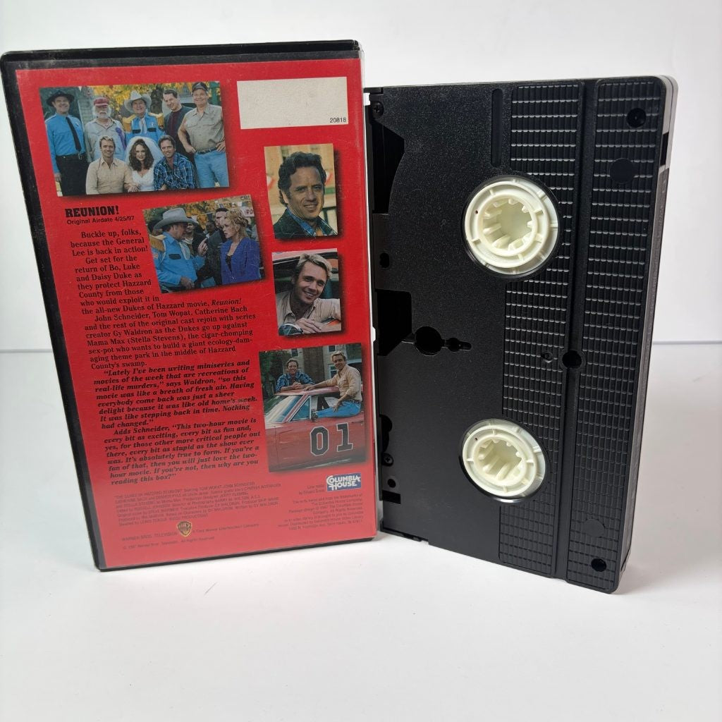 The Dukes of Hazzard Reunion! VHS 1997 Columbia House John Schneider Tom Wopat